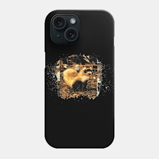 Black footed Ferret art design Phone Case