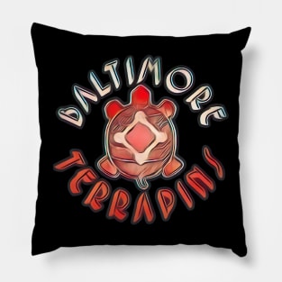 Baltimore Terrapins Baseball Pillow