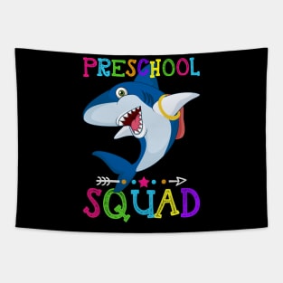 Shark Team Preschool Squad Teacher Back To School Tapestry