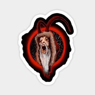 Merry Krampus Magnet