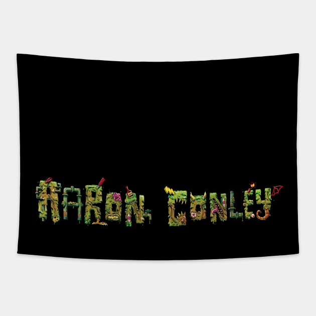 Aaron Conley Awesome Tapestry by Aaron Conley Awesome