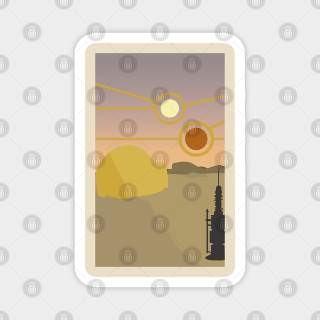 Tatooine Magnet by mikineal97