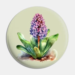 Stunning Hyacinth Pin