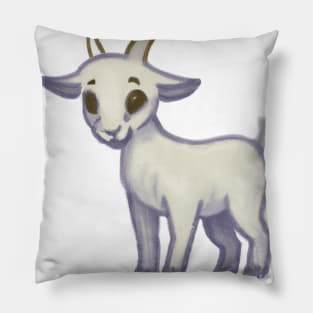 Cute Goat Drawing Pillow