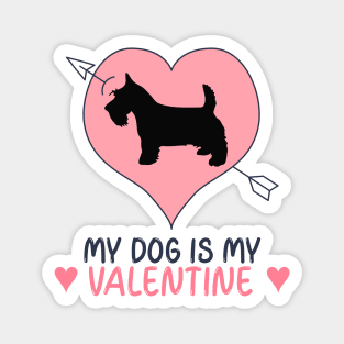 My Dog Is My Valentine Magnet