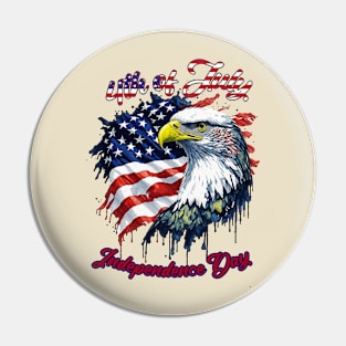 Copy of funny uncle sam cool 4th of July Independence Day Pin