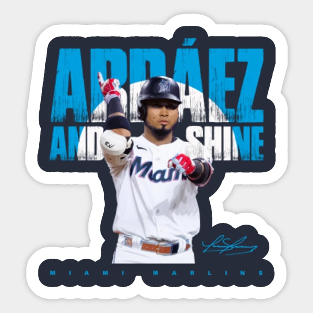 Luis Arraez - Luis Arraez Miami Marlins - Sticker