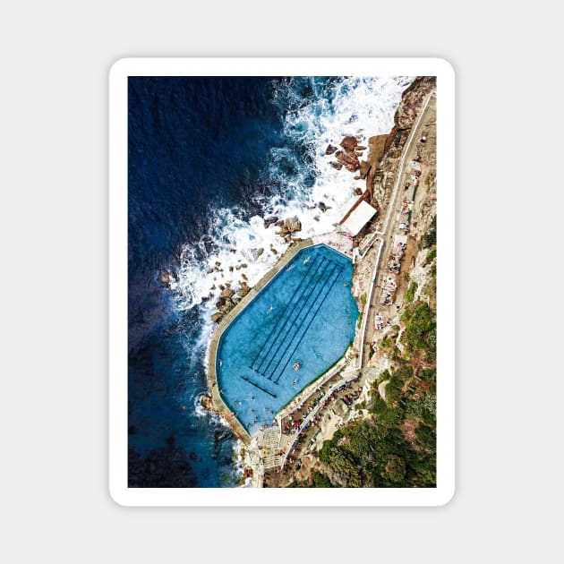 Bronte Ocean Pool Magnet by Drone Man