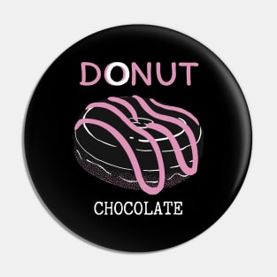 Donut chocolate Pin