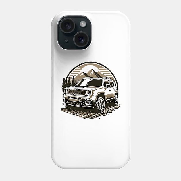 Jeep Renegade Phone Case by Vehicles-Art