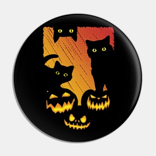 Halloween cats V2 Pin