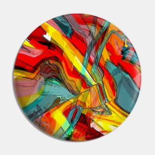 Digital abstract art 1.1 Pin