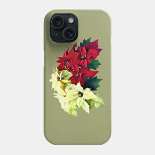 Bouquet of Red and Yellow Poinsettia Phone Case