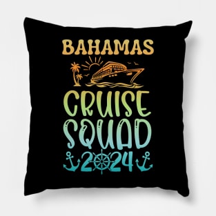 Bahamas cruise squad 2024 Pillow