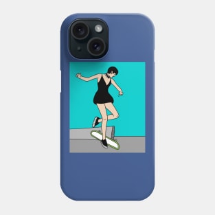 Retro Skateboarder Phone Case