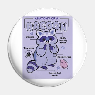 Anatomy of a Racoon Pin