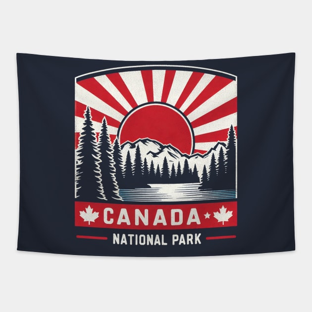 Canada National Park Tapestry by SimpliPrinter