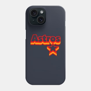 Astros and Star Retro Phone Case