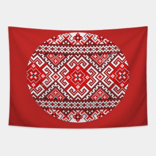 Slavic ethnic pattern Tapestry