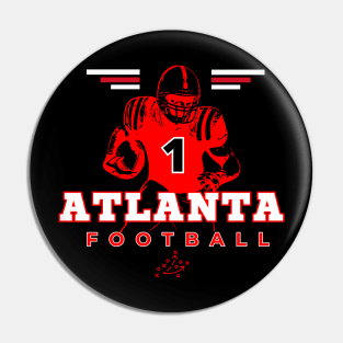 Atlanta Football Vintage Style Pin