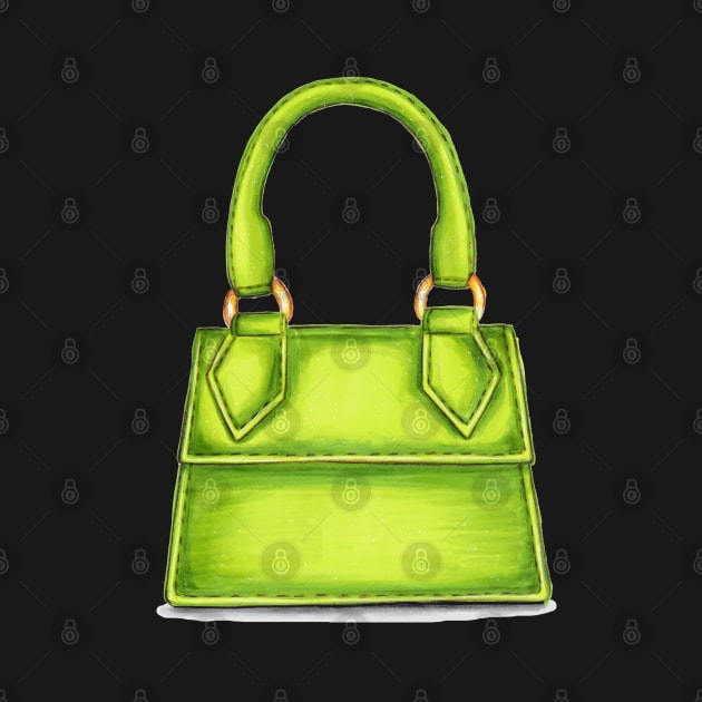 Green Cute Bag by Svetlana Pelin