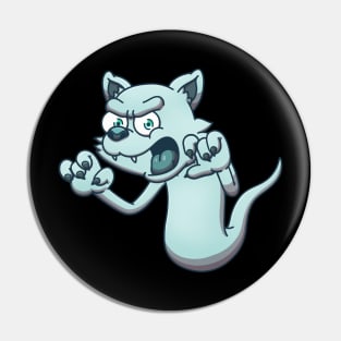 Cat Ghost Pin