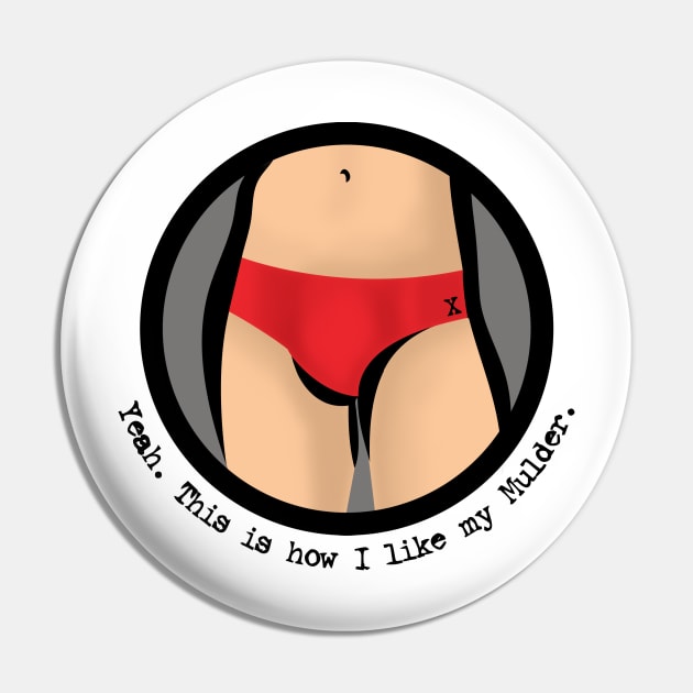 Mulder Speedo Pin by potatonomad