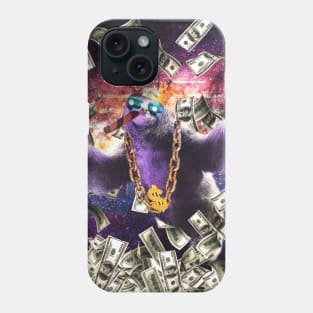 Bling Money Sloth Thug Phone Case