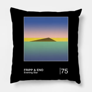 Evening Star / Original Minimalist Graphic Artwork Design Pillow