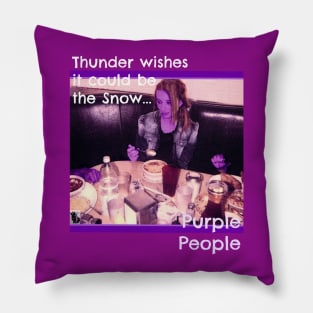 Purple People Pillow