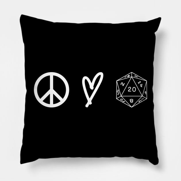 Peave, Love, Crit Pillow by TalesfromtheFandom