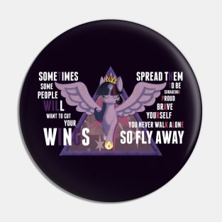 Wings to Fly Away Pin