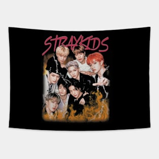 Stray Kids Vintage Bootleg Tapestry
