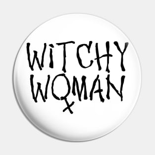 Wiccan Occult Witchcraft Witchy Woman Pin