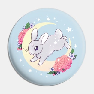 Moon Rabbit Pin