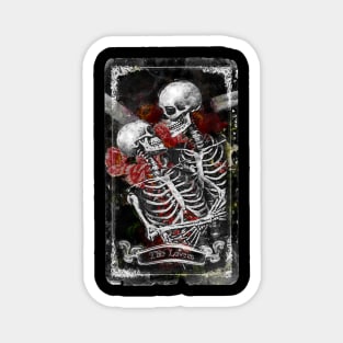 Lovers Skeleton Tarot Magnet