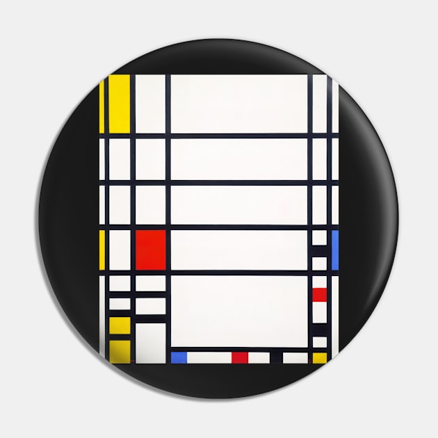 Trafalgar Square by Mondrian Pin by MurellosArt