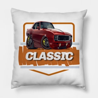 1960s Classic Camaro Pillow