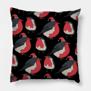 Red robins Pillow