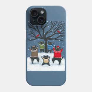 The Cats Celebration of Winter Phone Case