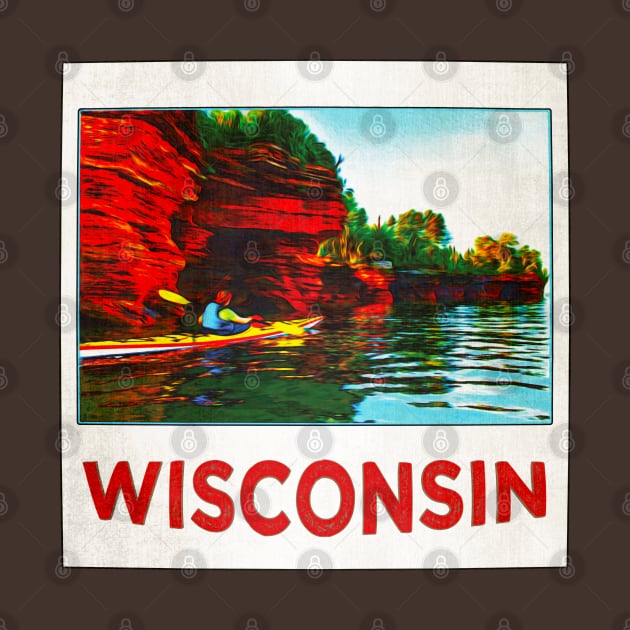 Outdoors Wisconsin • Cambrian Sandstone Cliffs by The MKE Rhine Maiden