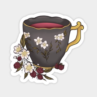 Sweet Raspberry Tea Magnet