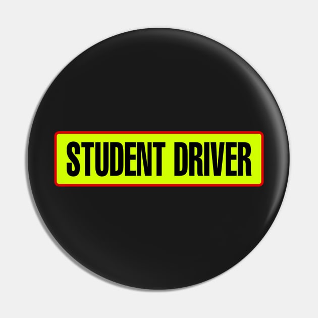 Student driver Pin by Soll-E