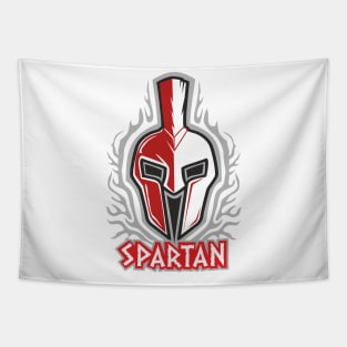 spartan helmet Tapestry