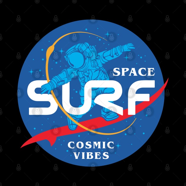 Space Surf (Cosmic Vibes) by CHAKRart