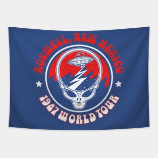 Roswell World Tour (red white version) Tapestry