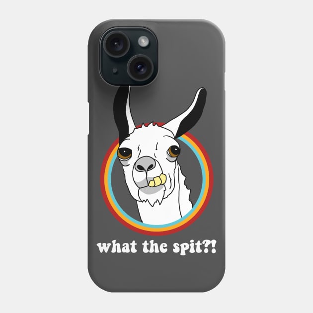 Llama What the Spit?! Phone Case by SNK Kreatures