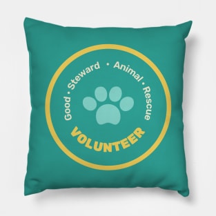 Good Steward Animal Rescue Volunteer Pillow