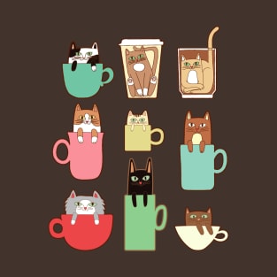 Coffee Cats! T-Shirt