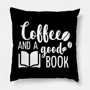 Coffee and a good book Pillow